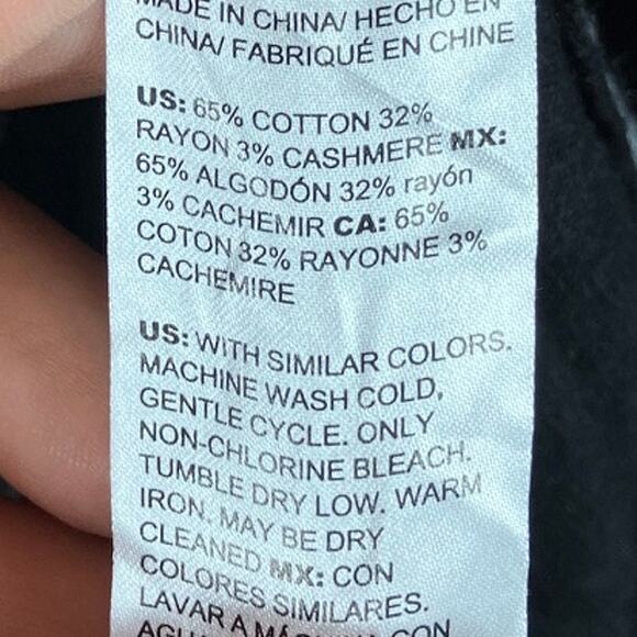 Zenergy by Chicos Womens Sweater Multicolored Cowl Neck Cashmere Blend 2 (L) - Picture 5 of 10